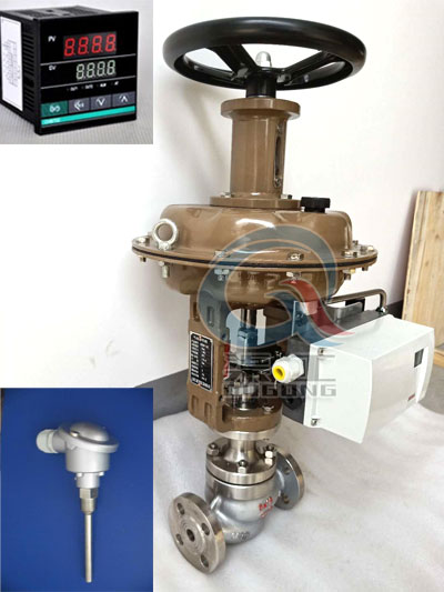 氣動溫度調節(jié)閥控制系統(tǒng)實物圖
